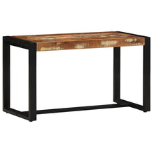 Bank 80x35x45 cm massief gerecycled hout meerkleurig