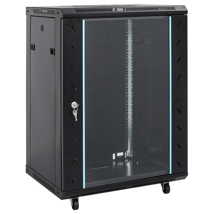 Netwerkkast 15U 19" IP20 53x40x80 cm zwart