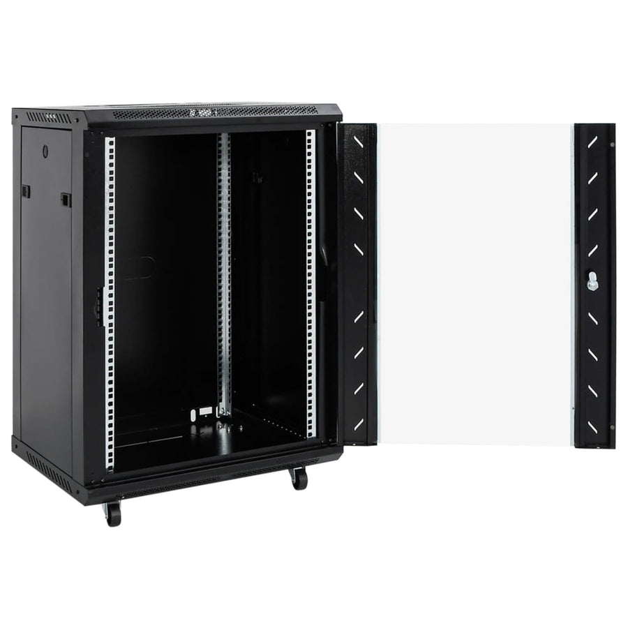 Netwerkkast 15U 19" IP20 53x40x80 cm zwart