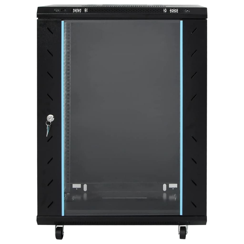Netwerkkast 15U 19" IP20 53x40x80 cm zwart