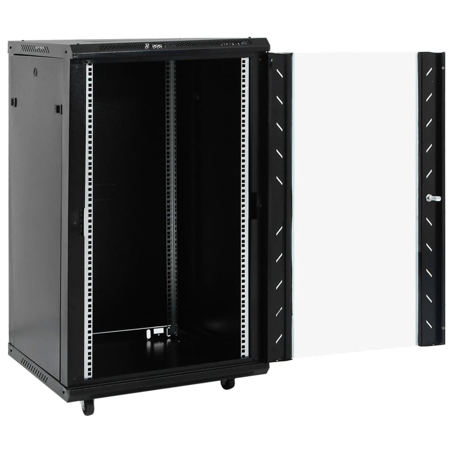 Netwerkkast 18U 19" IP20 60x60x100 cm zwart