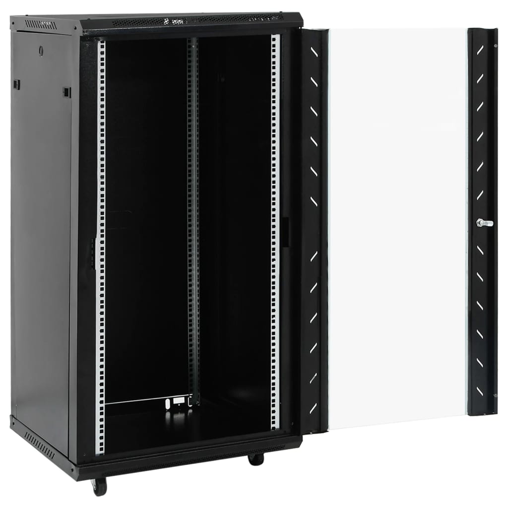 Netwerkkast 22U 19" IP20 60x60x120 cm zwart