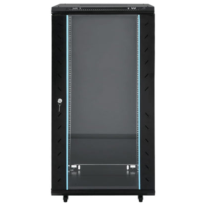 Netwerkkast 22U 19" IP20 60x60x120 cm zwart