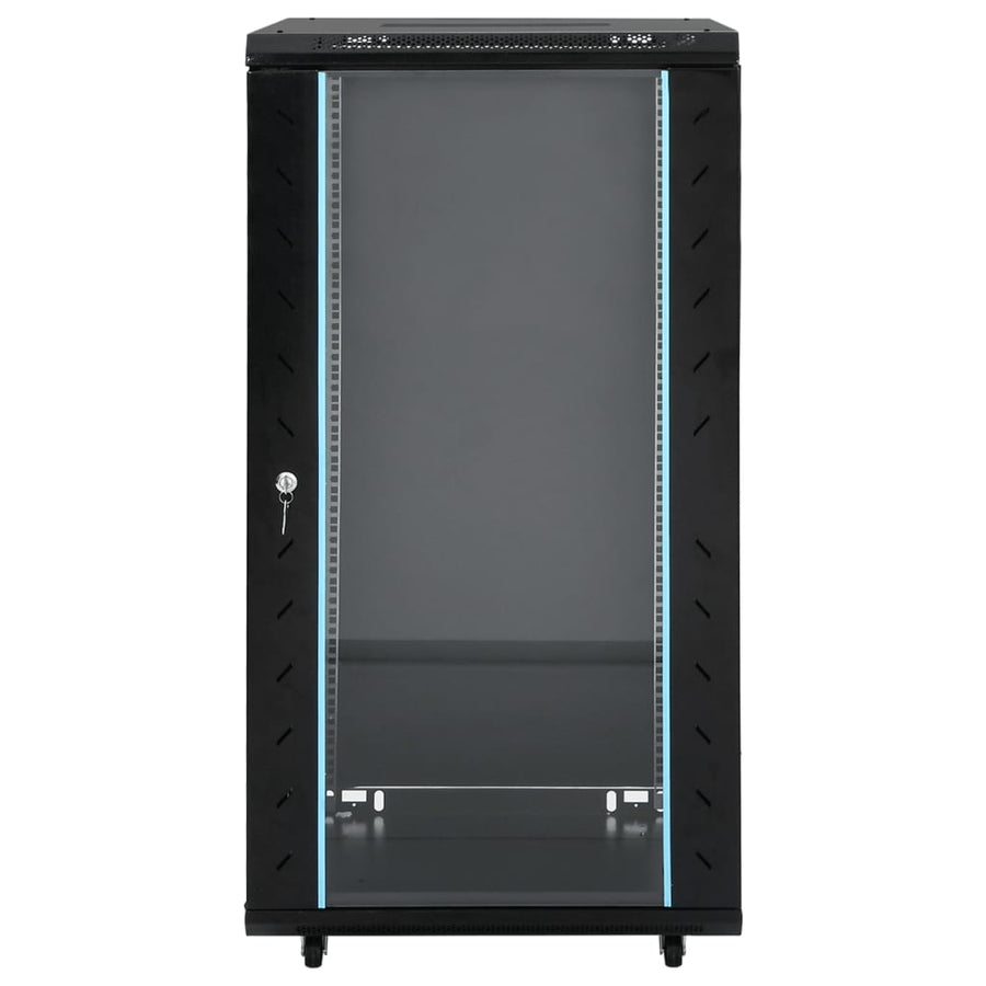Netwerkkast 22U 19" IP20 60x60x120 cm zwart
