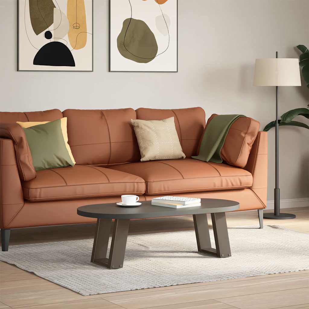 Salontafelpoten 2 St U-Vormig Staal 30 x (30-31) cm Naturel