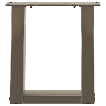 Salontafelpoten 2 St U-Vormig Staal 30 x (30-31) cm Naturel
