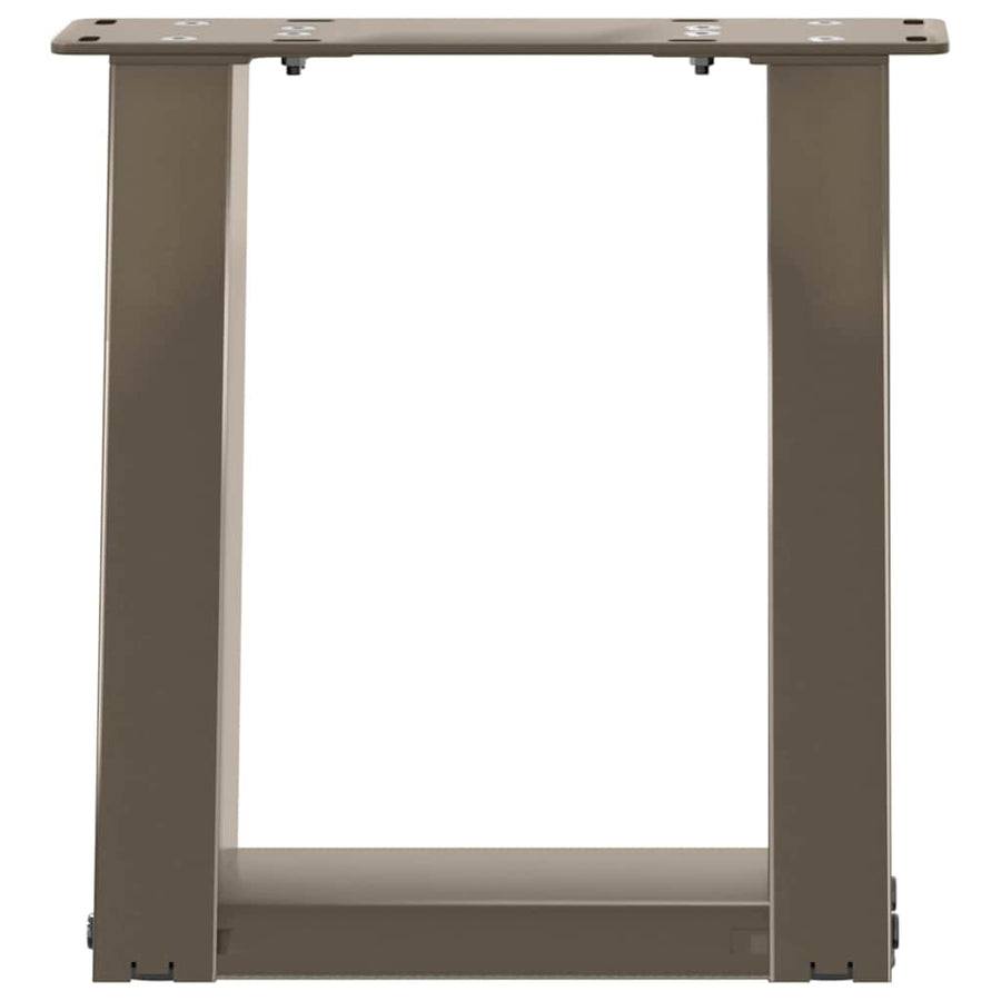 Salontafelpoten 2 St U-Vormig Staal 30 x (30-31) cm Naturel