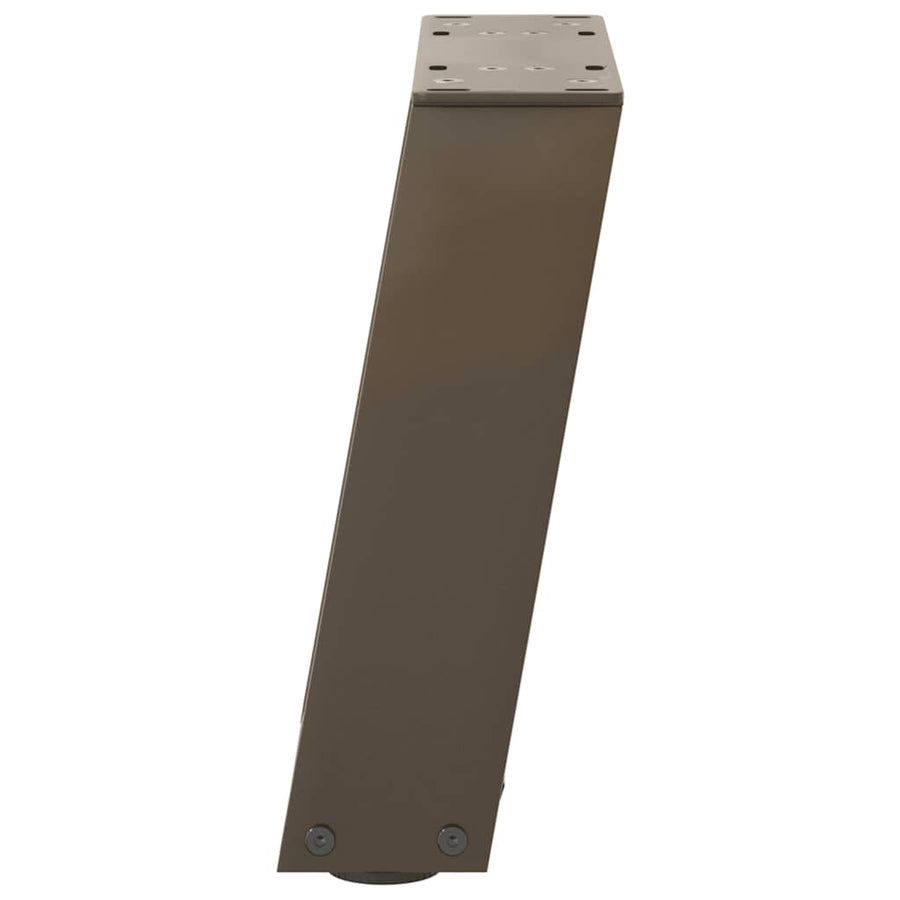 Salontafelpoten 2 St U-Vormig Staal 30 x (30-31) cm Naturel