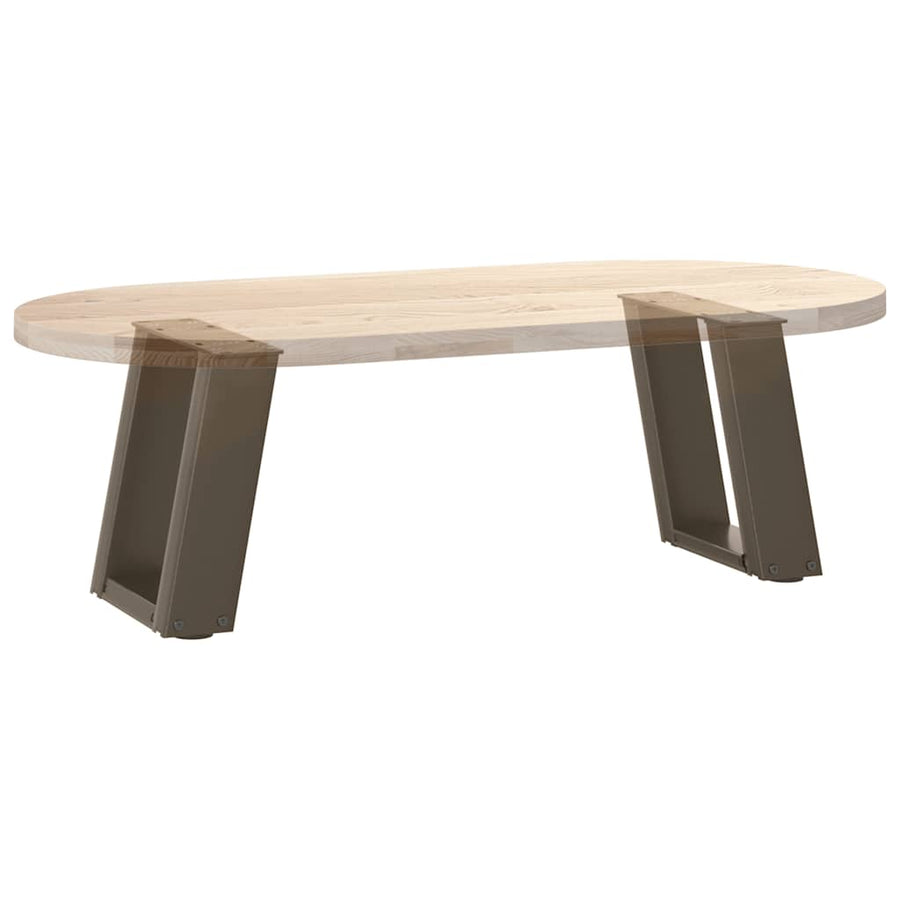 Salontafelpoten 2 St U-Vormig Staal 30 x (30-31) cm Naturel