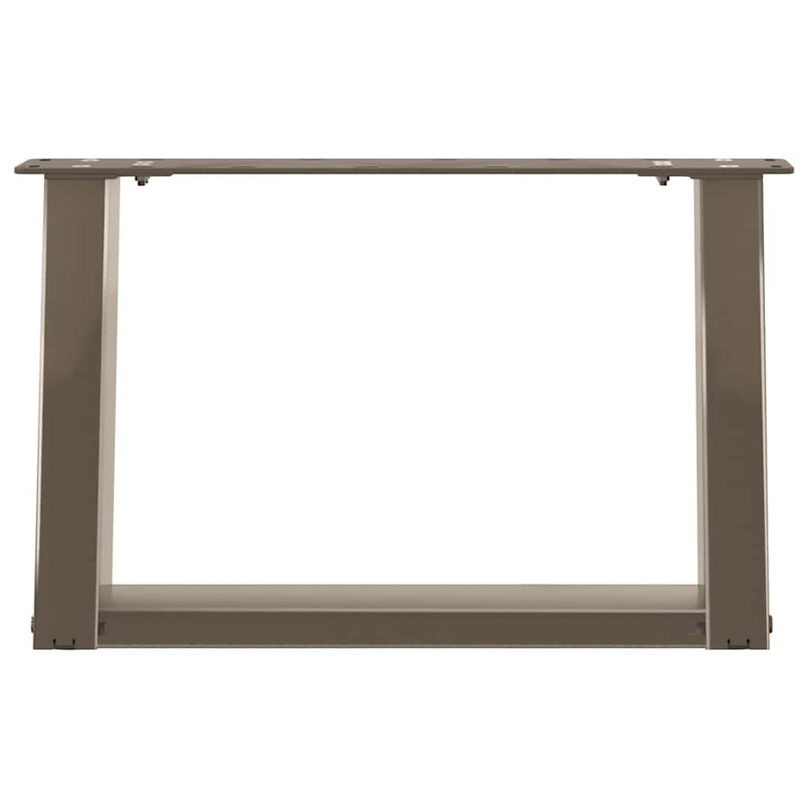 Salontafelpoten 2 St U-Vormig Staal 50 x (30-31) cm Naturel