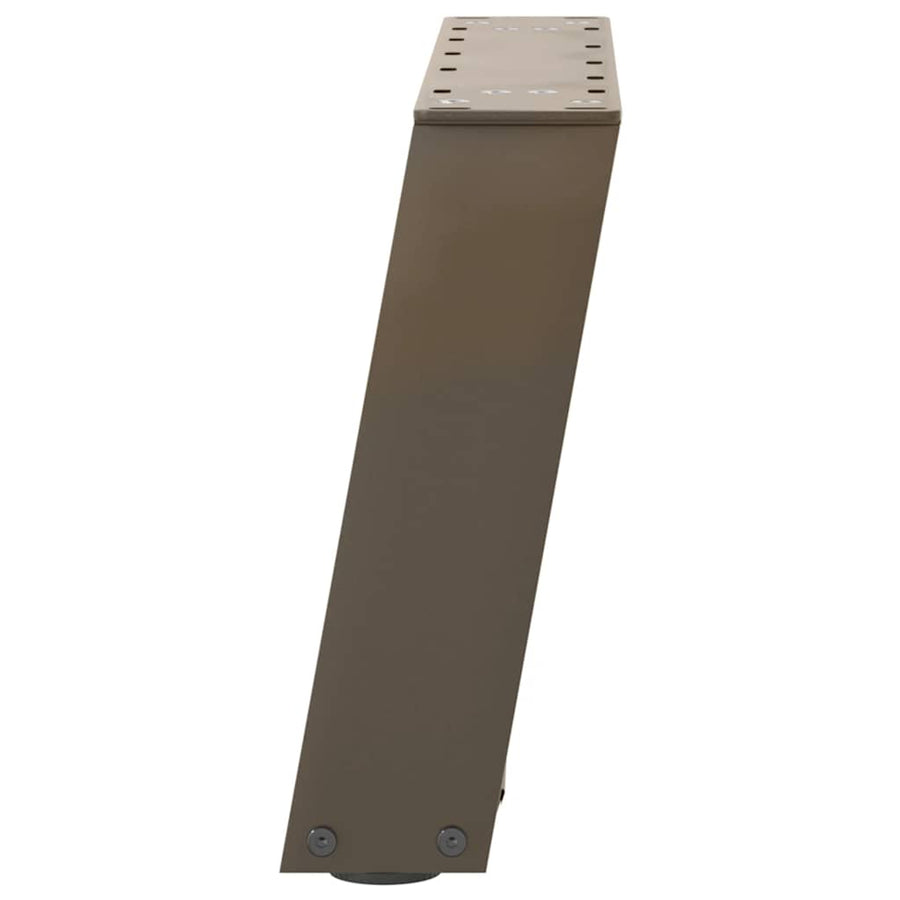 Salontafelpoten 2 St U-Vormig Staal 50 x (30-31) cm Naturel