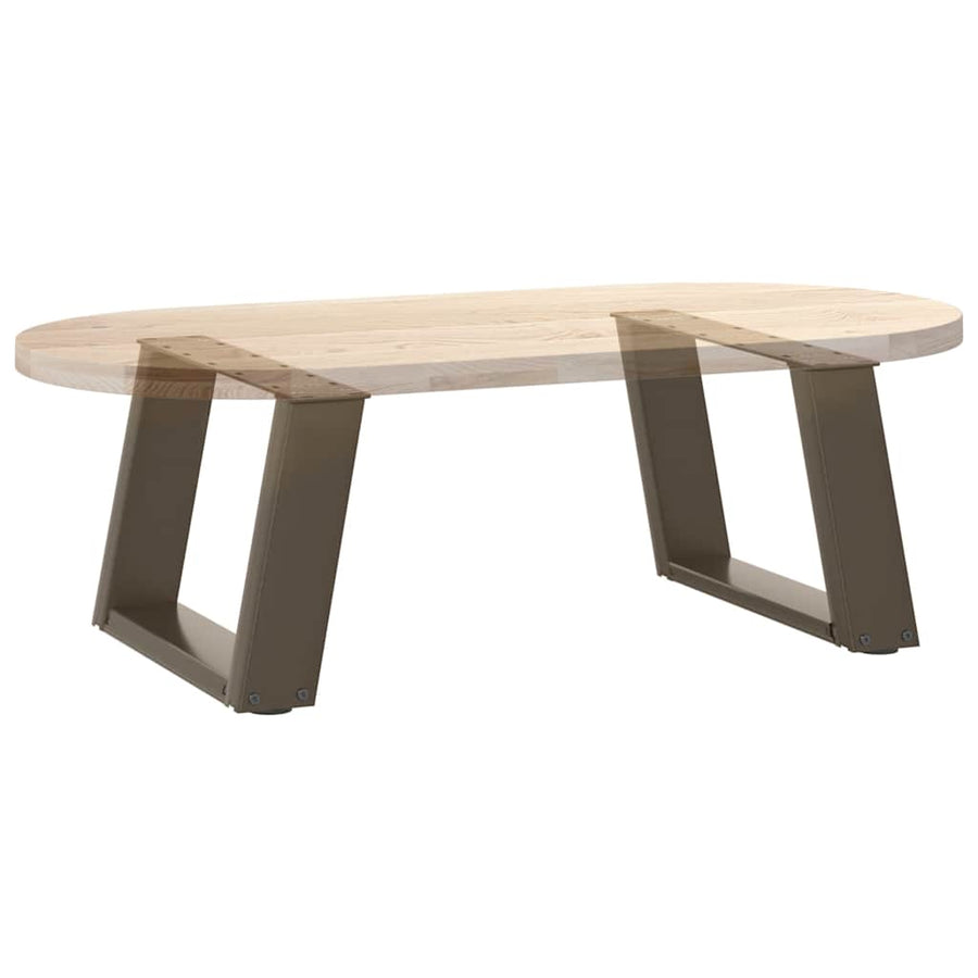 Salontafelpoten 2 St U-Vormig Staal 50 x (30-31) cm Naturel