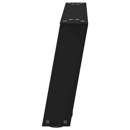 Salontafelpoten 2 st U-vormig 60x(30-31) cm staal zwart