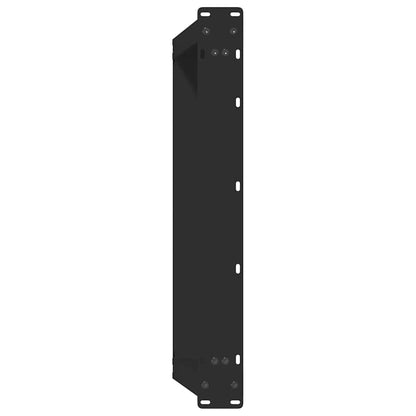 Salontafelpoten 2 st U-vormig 60x(30-31) cm staal zwart
