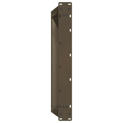 Salontafelpoten 2 st U-vormig 70x(30-31) cm staal naturel
