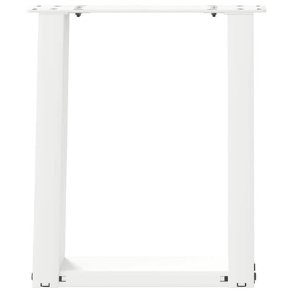 Salontafelpoten 2 st U-vormig 28x(42-43) cm staal wit