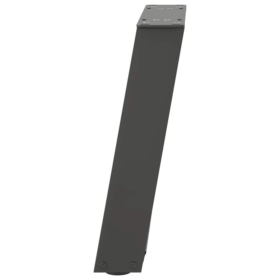 Salontafelpoten 2 st U-vormig 28x(42-43) cm staal antraciet