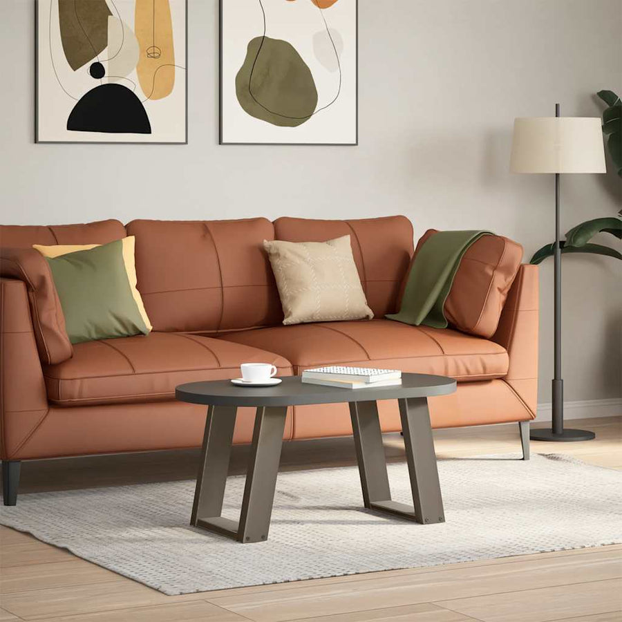 Salontafelpoten 2 St U-Vormig Staal 28 x (42-43) cm Naturel