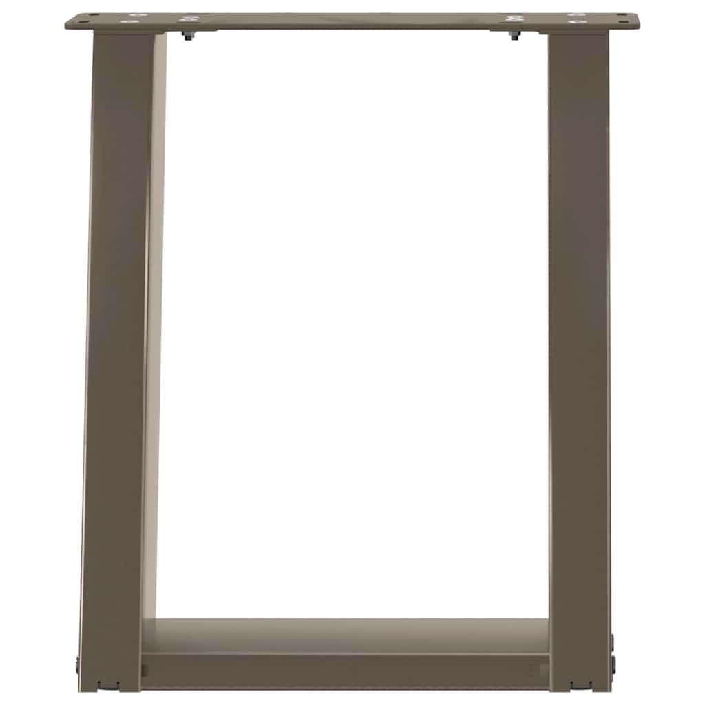 Salontafelpoten 2 St U-Vormig Staal 28 x (42-43) cm Naturel