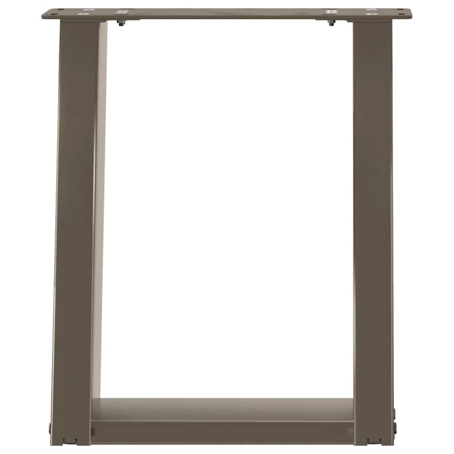 Salontafelpoten 2 St U-Vormig Staal 28 x (42-43) cm Naturel