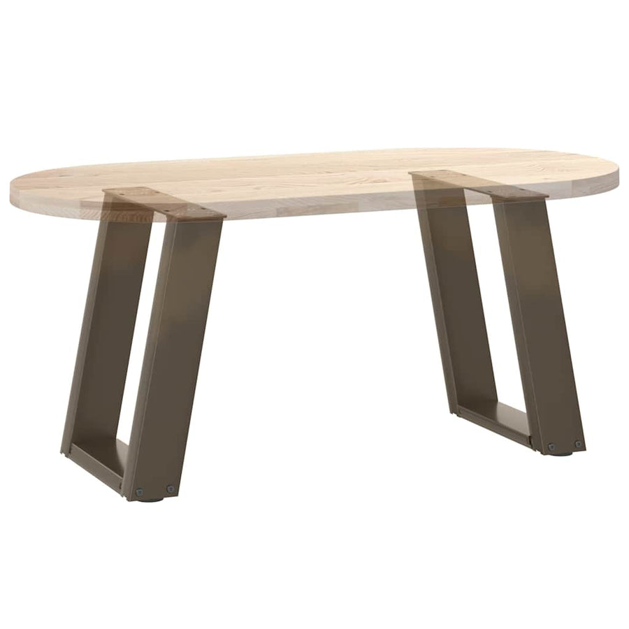 Salontafelpoten 2 St U-Vormig Staal 28 x (42-43) cm Naturel