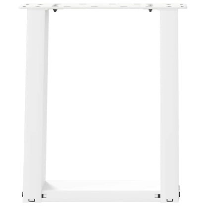 Salontafelpoten 2 st U-vormig 38x(42-43) cm staal wit