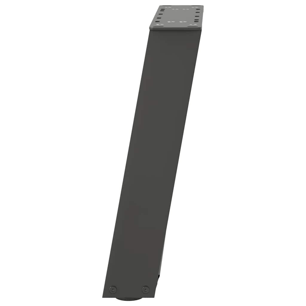 Salontafelpoten 2 st U-vormig 38x(42-43) cm staal antraciet