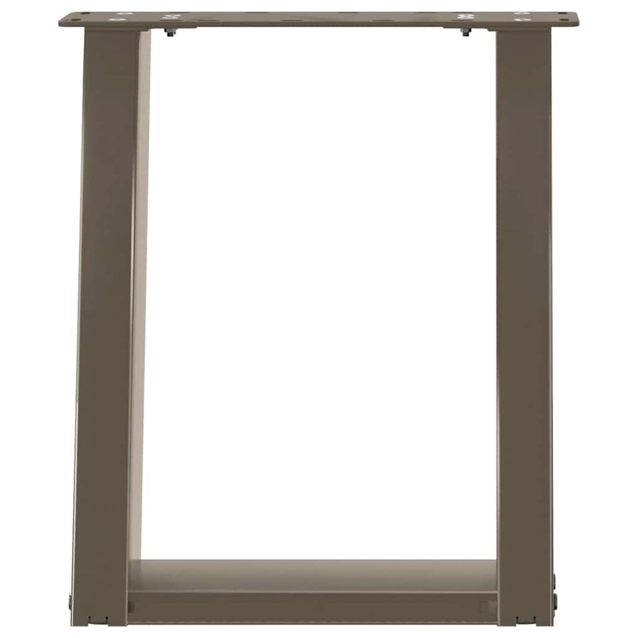 Salontafelpoten 2 St U-Vormig Staal 38 x (42-43) cm Naturel