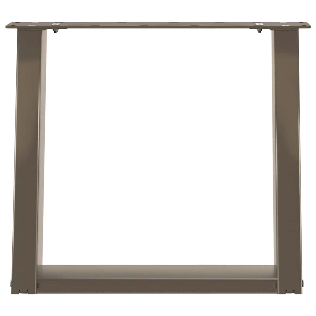 Salontafelpoten 2 St U-Vormig Staal 50 x (42-43) cm Naturel