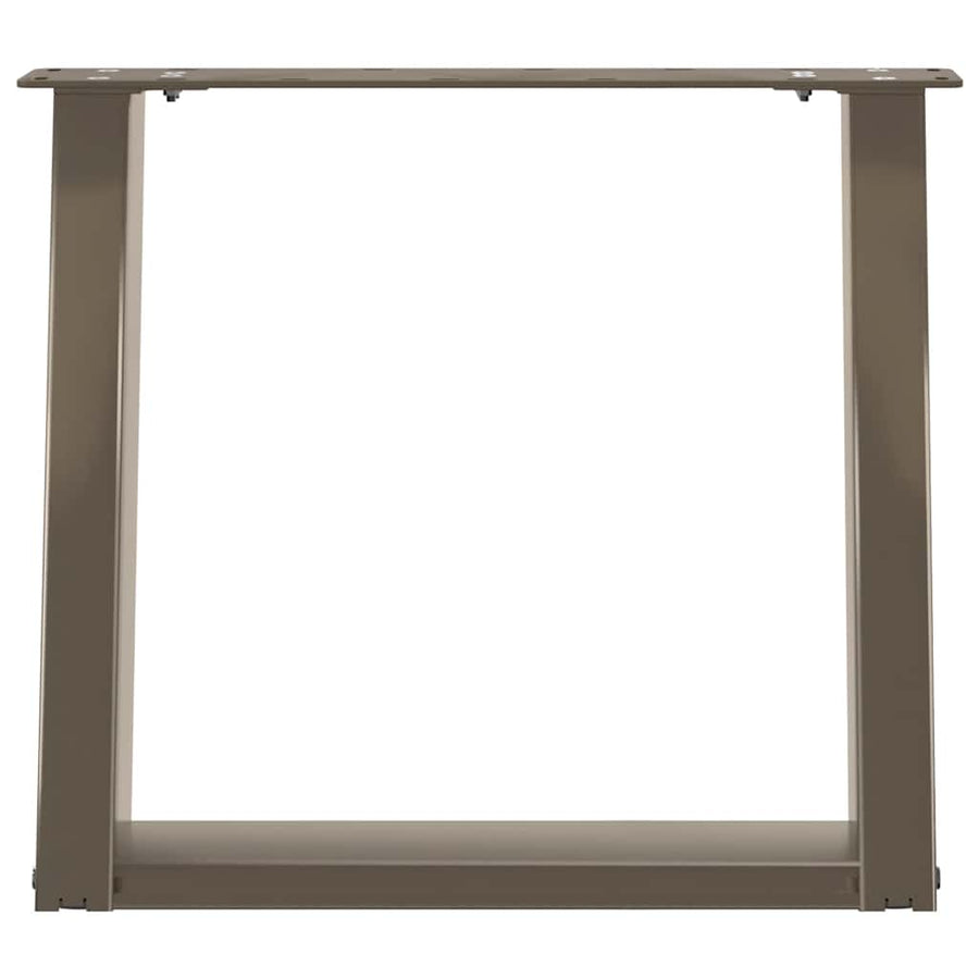 Salontafelpoten 2 St U-Vormig Staal 50 x (42-43) cm Naturel
