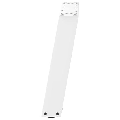 Salontafelpoten 2 st U-vormig 60x(42-43) cm staal wit