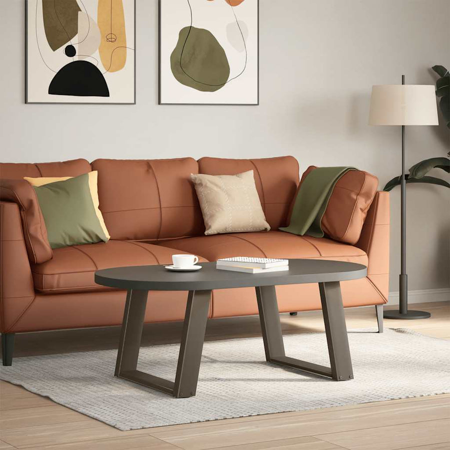 Salontafelpoten 2 St U-Vormig Staal 60 x (42-43) cm Naturel