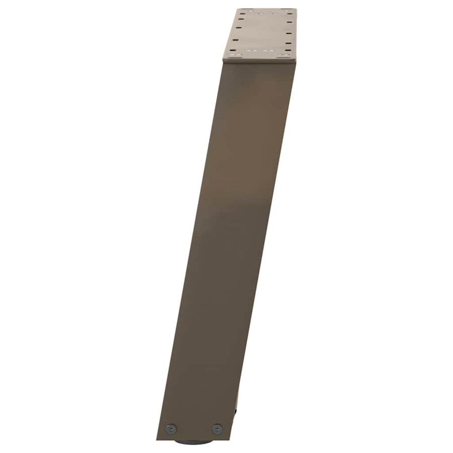 Salontafelpoten 2 st U-vormig 70x(42-43) cm staal naturel