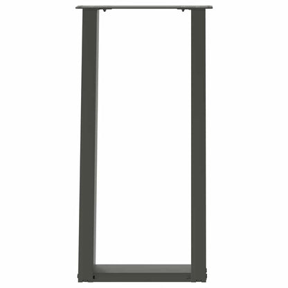 Console tafelpoten 2st U-vormig 28x(72-73)cm staal antraciet