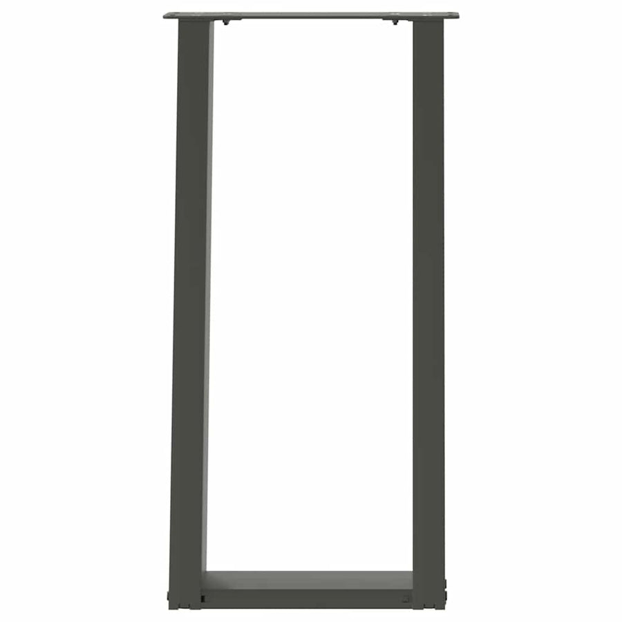 Console tafelpoten 2st U-vormig 28x(72-73)cm staal antraciet