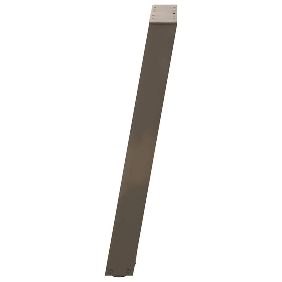 Console Tafelpoten 2St U-Vormig 38X(72-73)Cm Staal 38 x (72-73) cm Naturel