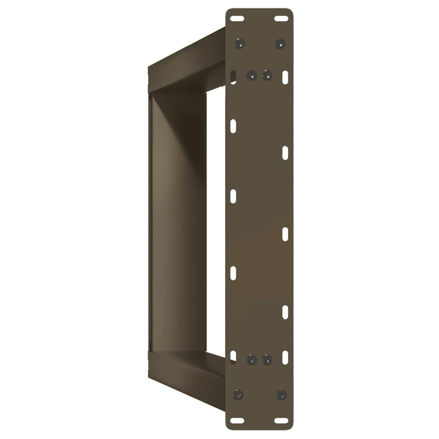 Eettafelpoten 2 St U-Vormig Staal Naturel 50 x (72-73) cm