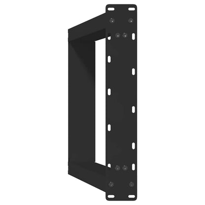 Eettafelpoten 2 st U-vormig 60x(72-73) cm staal zwart