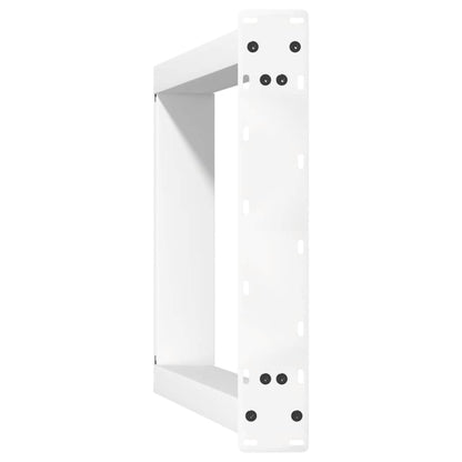 Eettafelpoten 2 St U-Vormig Staal Wit 60 x (72-73) cm