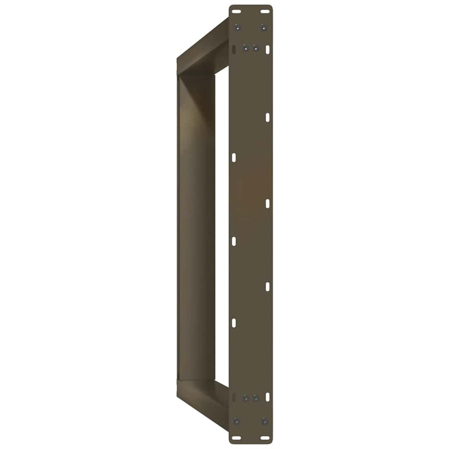 Eettafelpoten 2 St U-Vormig Staal 70 x (72-73) cm Naturel