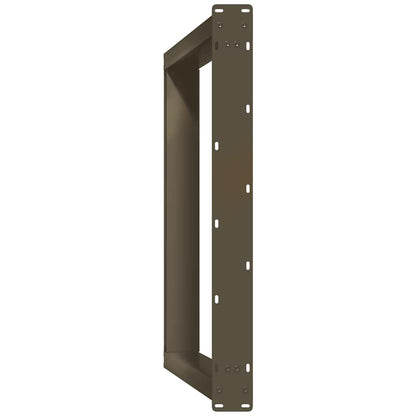 Eettafelpoten 2 St U-Vormig Staal 80 x (72-73) cm Naturel