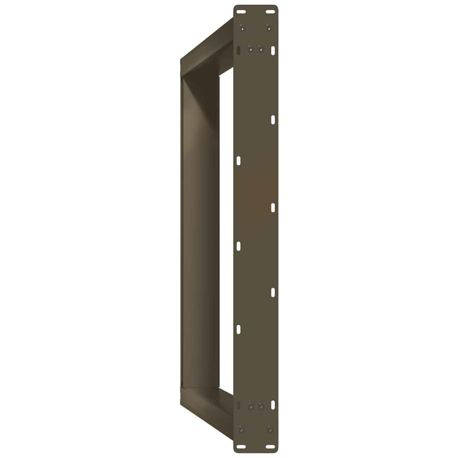 Eettafelpoten 2 St U-Vormig Staal 80 x (72-73) cm Naturel