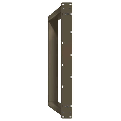 Eettafelpoten 2 St U-Vormig Staal 90 x (72-73) cm Naturel