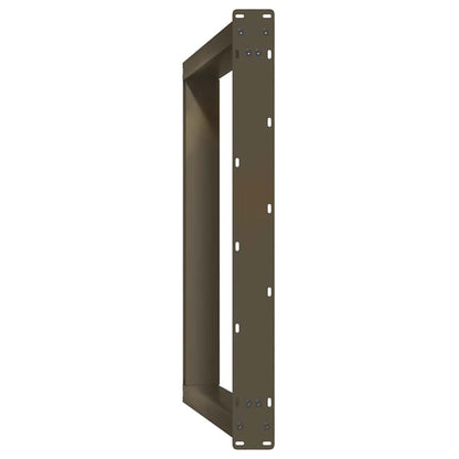 Eettafelpoten 2 St U-Vormig Staal 100 x (72-73) cm Naturel