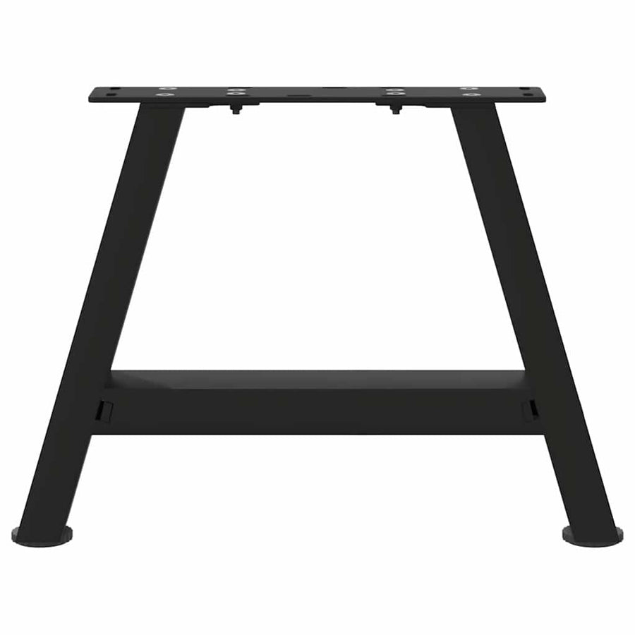 Salontafelpoten 2 st A-vormig 30x(30-31) cm staal zwart