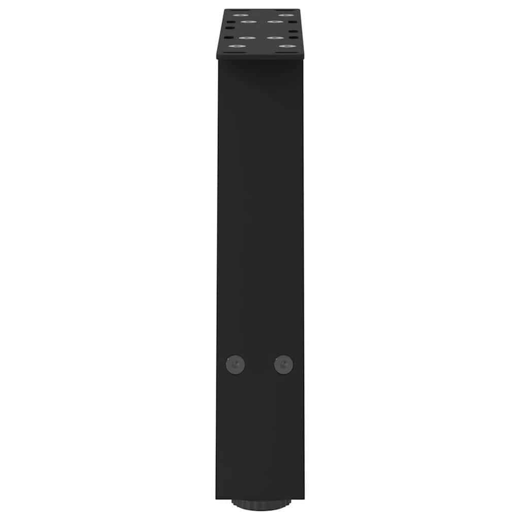 Salontafelpoten 2 st A-vormig 30x(30-31) cm staal zwart