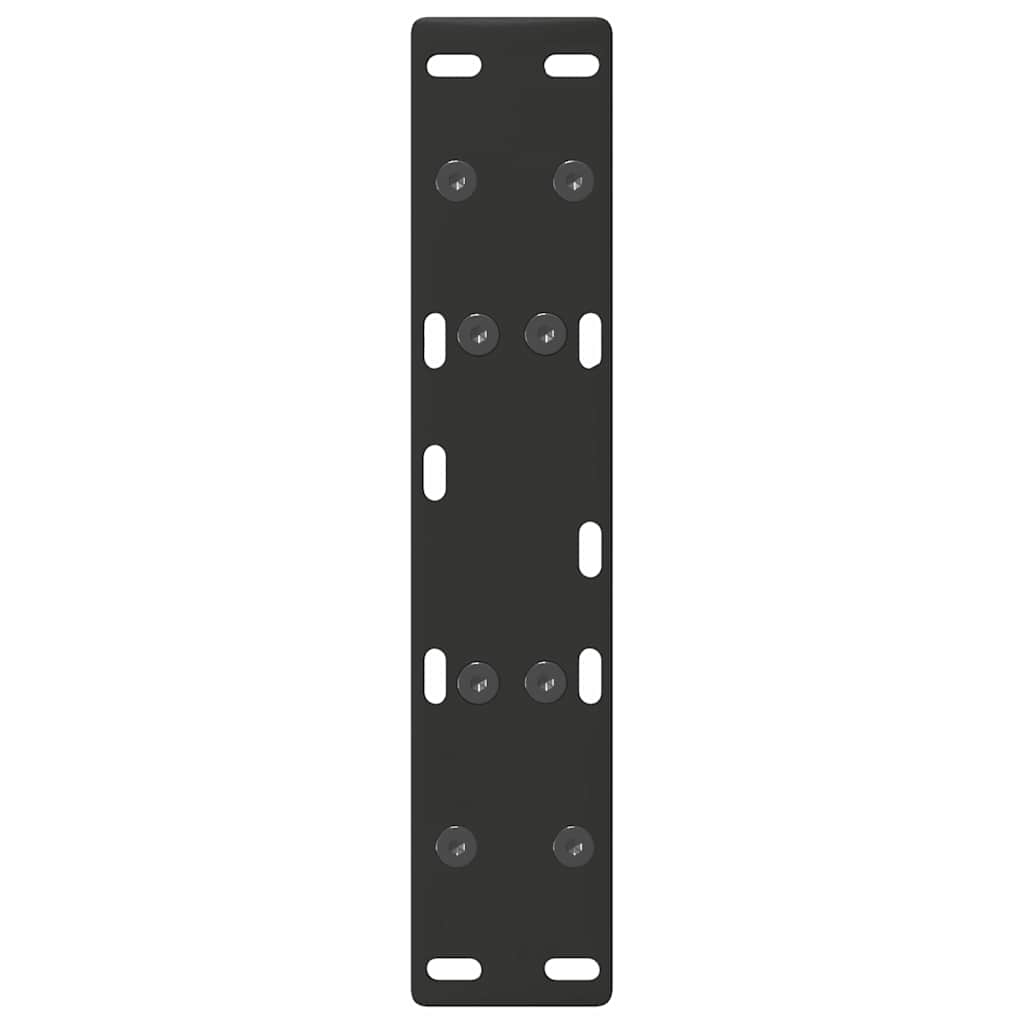 Salontafelpoten 2 st A-vormig 30x(30-31) cm staal zwart