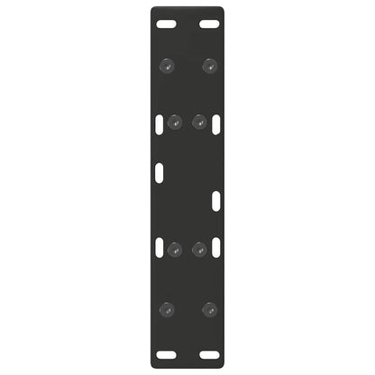 Salontafelpoten 2 st A-vormig 30x(30-31) cm staal zwart