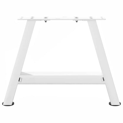 Salontafelpoten 2 st A-vormig 30x(30-31) cm staal wit