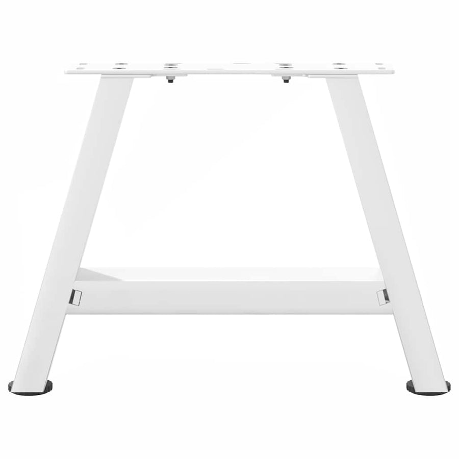 Salontafelpoten 2 st A-vormig 30x(30-31) cm staal wit